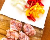 時短☆やわらかチキンのトマト煮込み作り方1写真