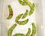 茹でスナップエンドウ❇️レンチンで艶やか作り方7写真