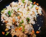時短料理シリーズ✨辛子明太野菜チャーハン作り方3写真