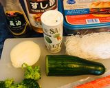 アメリカで作る★野菜たっぷり春雨サラダ作り方1写真
