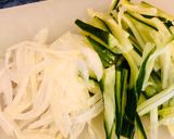 アメリカで作る★野菜たっぷり春雨サラダ作り方3写真
