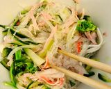 アメリカで作る★野菜たっぷり春雨サラダ作り方10写真