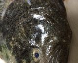 ヒラメのお造り&骨煎餅作り方1写真
