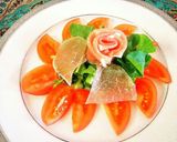 簡単‼トマト ルッコラ 生ハムのサラダ♪作り方3写真