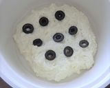 無水鍋で、ホケミの発酵なしオリーブパン作り方3写真