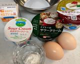 ベイクドチーズケーキ(サワークリーム入)作り方1写真