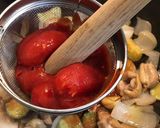 たっぷりトマトの鶏肉パスタ作り方4写真