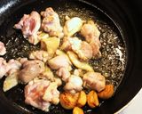 たっぷりトマトの鶏肉パスタ作り方2写真