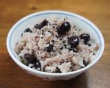 赤そらまめの炊き込みご飯作り方5写真