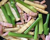 筍とスティックセニョールのニンニクソテー作り方6写真