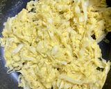 驚きの美味しさ♪キャベツと卵の炒め物♪作り方3写真