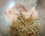 きんぴらつくね作り方3写真