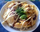 俺流！新感覚たこ焼きオム丼作り方9写真