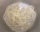 ほぼ3分で完成！明太クリームうどん♡作り方1写真