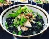 塩鯖と梅干しのお茶漬け作り方3写真
