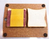 パストラミビーフとチェダーのホットサンド作り方3写真