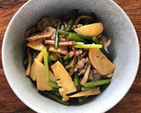 筍とニンニクの芽のオイスター炒め(丼)作り方9写真