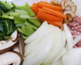 お醤油味で!香ばしい焼きうどん作り方2写真