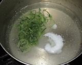 分散玉子鶏がらラードスープ作り方1写真