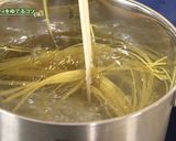 軟白長ネギたらこスパゲッティ作り方4写真