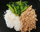 ふわふわ豆腐鶏そぼろで☆我が家の三色丼☆作り方4写真