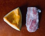 かぼちゃサラダ（カルボナーラ風）作り方1写真
