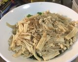 キノコと豆腐とねぎの納豆冷汁丼作り方5写真