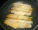お弁当に♪野菜とチーズの照り照り肉巻き作り方7写真