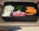 チンゲン菜と豚肉のとろみ炒め作り方2写真