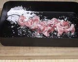 チンゲン菜と豚肉のとろみ炒め作り方4写真