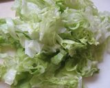千切りレタスどっさりのもずく和え♪作り方1写真