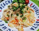油揚と人参の鶏もものせ炊き込みご飯♡作り方8写真