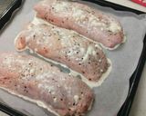 鶏モモ肉で丸鶏風♪簡単ローストチキン！作り方4写真