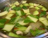 鶏肉大根と青梗菜のスープ♫作り方2写真