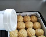 ちぎりぱんのメロンパン　２０ｃｍ角作り方16写真
