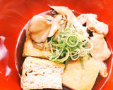 簡単！栃尾揚げと鶏肉と舞茸DEさっと煮♪作り方8写真