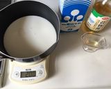 牛乳200cc♡手作りカッテージチーズ作り方1写真
