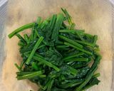 飛騨ほうれん草のポン酢胡麻油和え作り方3写真