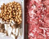 コク旨♪豚肉と大豆のバターでトマト煮込み作り方1写真