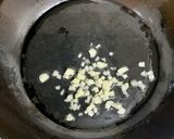 サバ缶と小松菜のペペロンチーノ作り方1写真