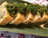豚バラ厚焼き卵ネギオイスターソースがけ作り方7写真