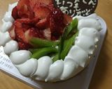 母の日にレアチーズのフレジェ風作り方13写真