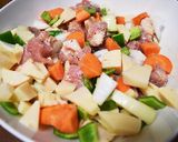 揚げない酢豚【電子レンジ調理】作り方4写真