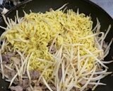 ニラたっぷり生姜塩焼きそば作り方10写真