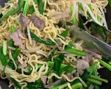ニラたっぷり生姜塩焼きそば作り方12写真