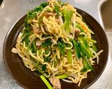 ニラたっぷり生姜塩焼きそば作り方13写真