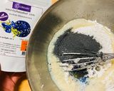 青いミルクレープ★米粉ココナッツ作り方2写真