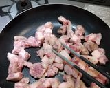 豚肉かぼちゃの白だし餡かけ煮作り方2写真