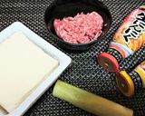 節約１品【揚げ出し豆腐のそぼろ香味あん】作り方1写真
