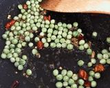 おこげ花椒グリーンピースご飯作り方2写真